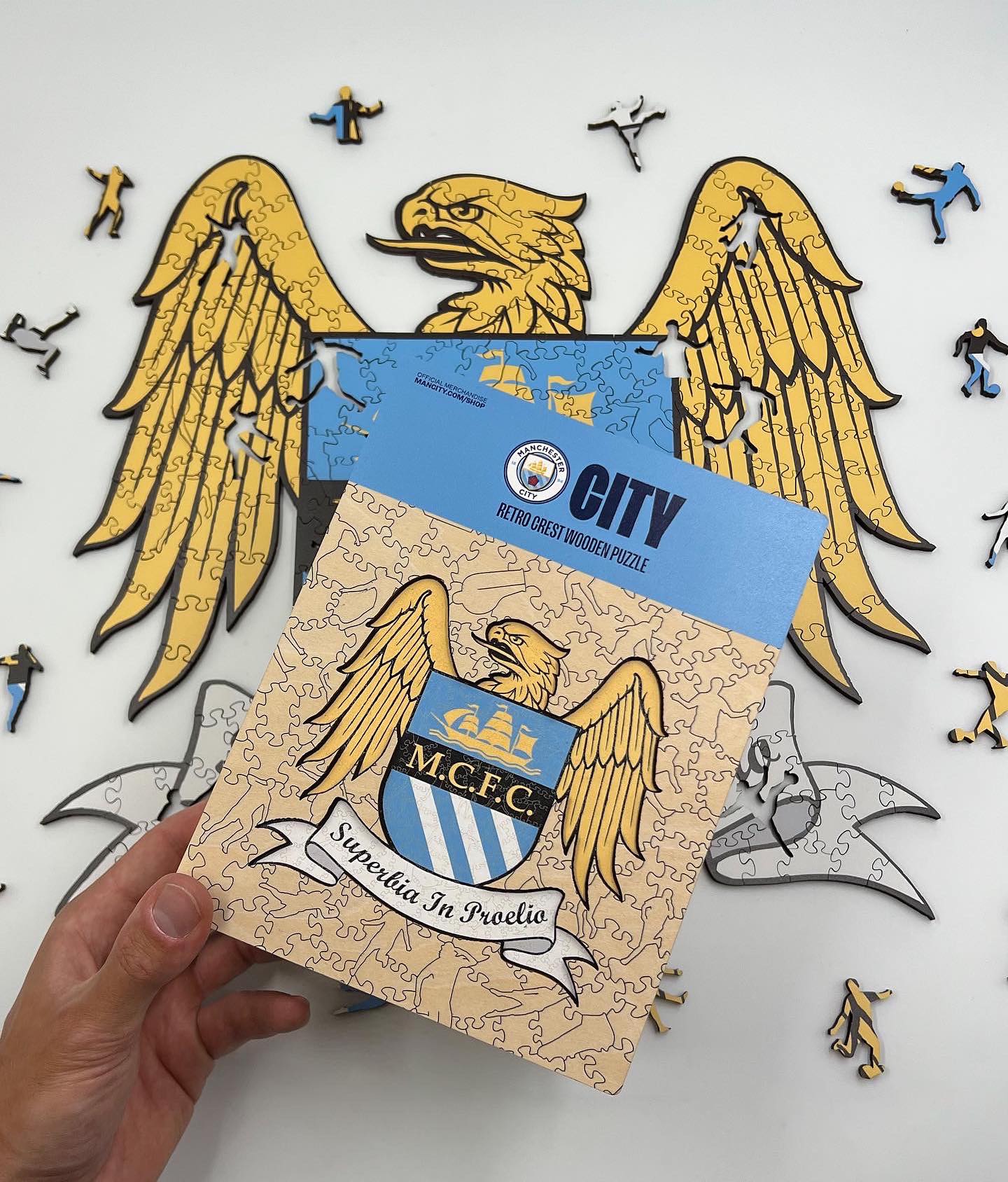 Puzzle Football Mural